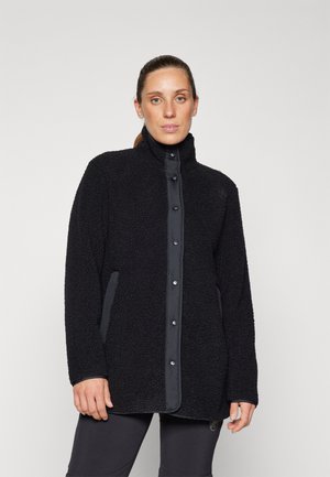 CMP WOMAN LONG JACKET - Fleecová bunda - nero
