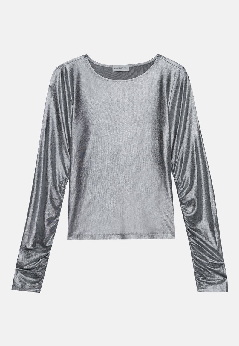 Even&Odd Longsleeve zilverkleurig