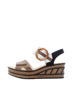 Rieker Sandales à plateforme - beige