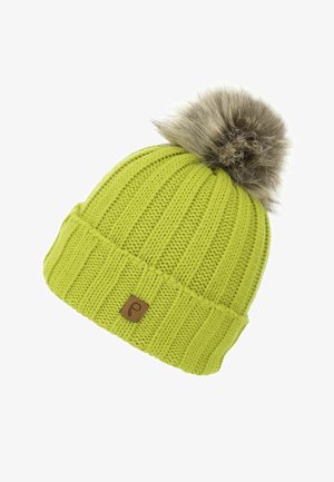 Faera WARME MIT INNENFUTTER UND BOMMEL - Beanie - hellgrün