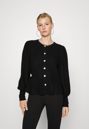 ONLRIO LIFE CARDIGAN - Neuletakki - black glitter