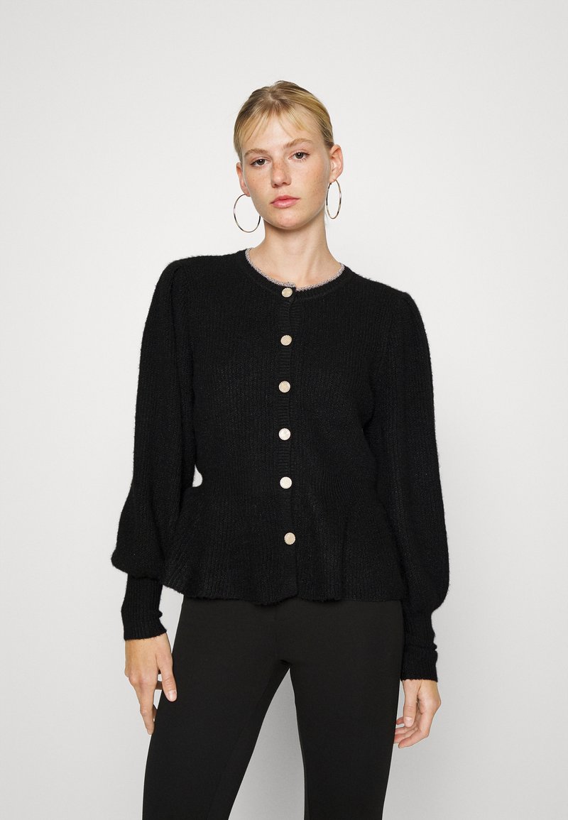 ONLY ONLRIO LIFE CARDIGAN - Jopica - black glitter