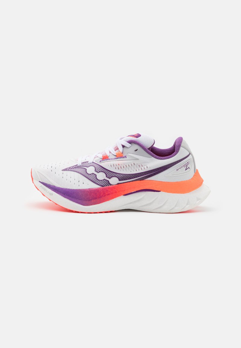 Saucony - ENDORPHIN SPEED 4 - Laufschuh Wettkampf - white/violet, Vergrößern