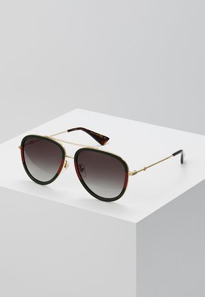 Sunglasses - gold/green