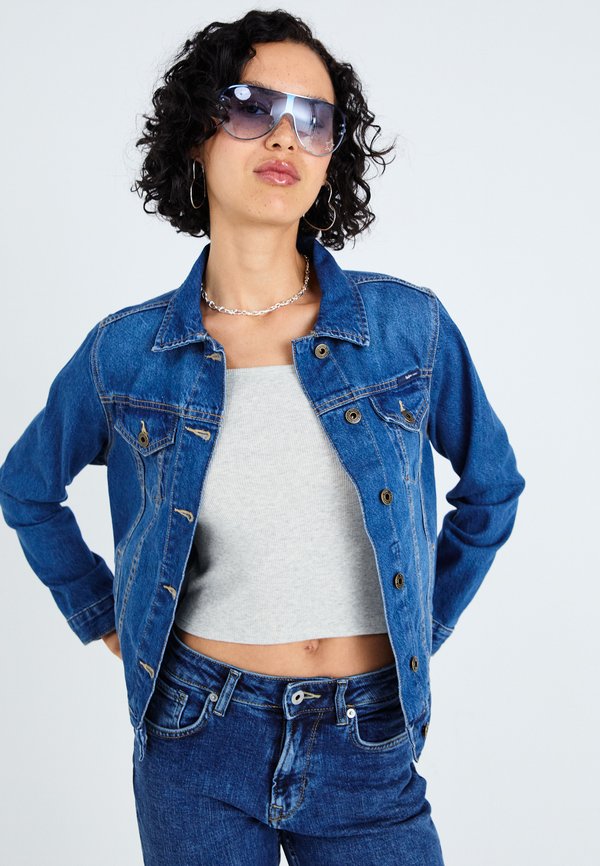 REGULAR JACKET - Jeansjacke - denim