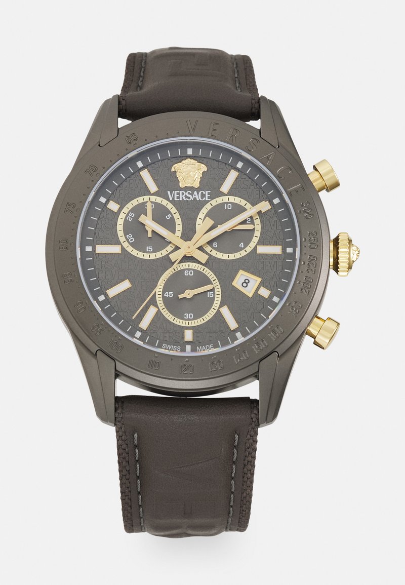 Versace Watches - CHRONO MASTER - Kronográf óra - dark grey/black, Nagyítás