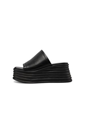 Queen Helena, S3011 - Ciabattine con tacco - nero
