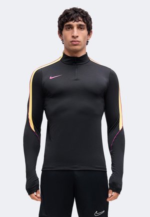 Nike Performance, MEN'S SOCCER DRILL TOP - Блуза с дълги ръкави - black/laser orange/medium fuchsia
