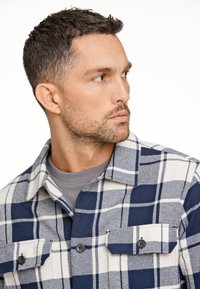 Lindbergh CHECKED - Camisa - navy