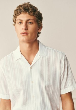 Next, Shirt - white stripe