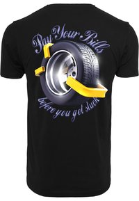 Mister Tee T-shirt med print - black