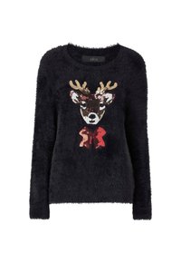 Ellos Collection Stickad tröja - black