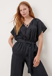 s.Oliver Jumpsuit - blue graphite mela