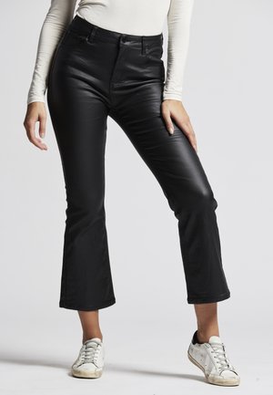 LE NOIR` CROPPED - Trousers - black