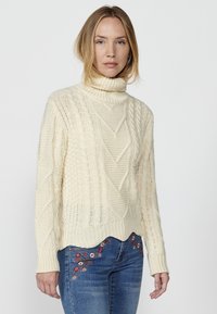Koroshi TURTLENECK  - Pulover - crudo offwhite