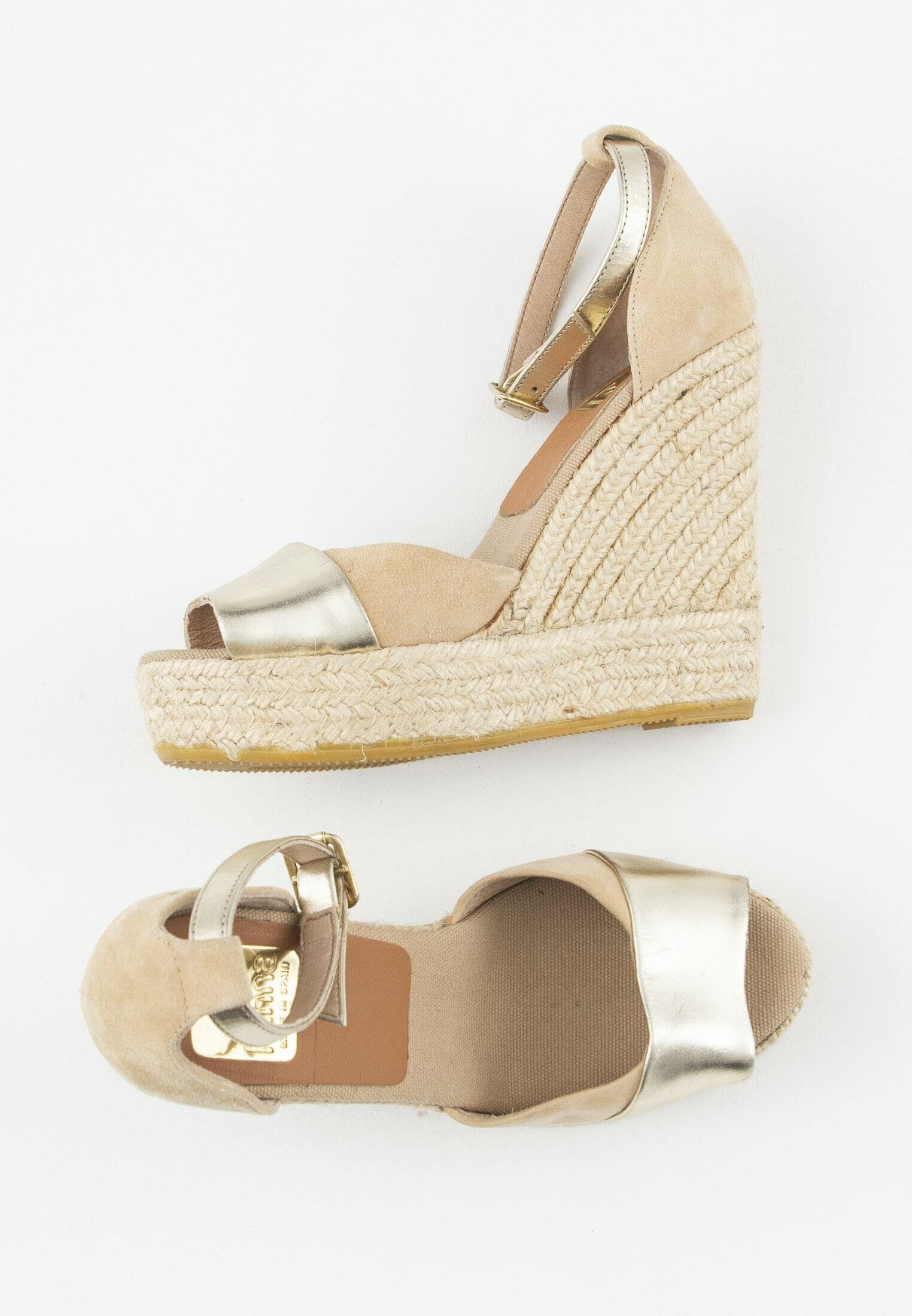 Kanna Sandalen met sleehak - beige/Beige - Zalando.nl