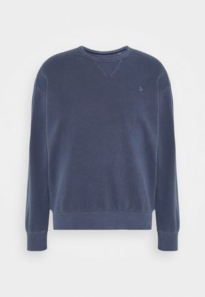 JJEWASHED CREW NECK - Sweatshirt - navy blazer
