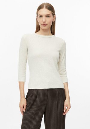 s.Oliver T-SHIRT - Langarmshirt - helles beige