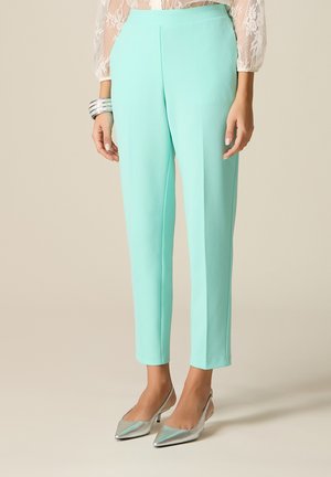 REGULAR - Pantaloni - verde acqua
