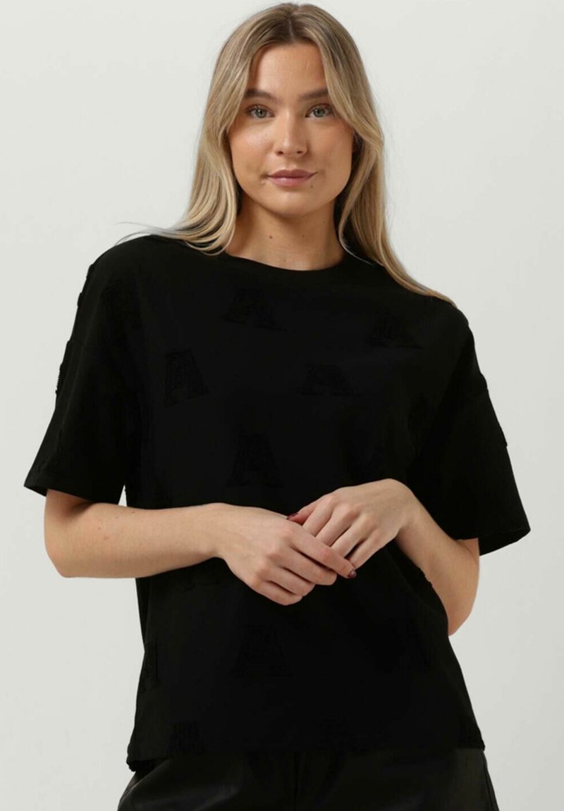Alix the label A JACQUARD TShirt print zwart/schwarz Zalando.de