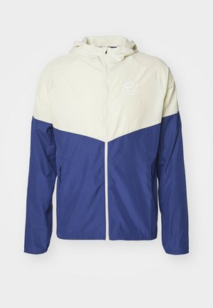 Nike Sportswear AIR RUN - Outdoor jacket - midnight navy/lt khaki