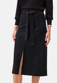 zero A-vonalú szoknya - black beauty