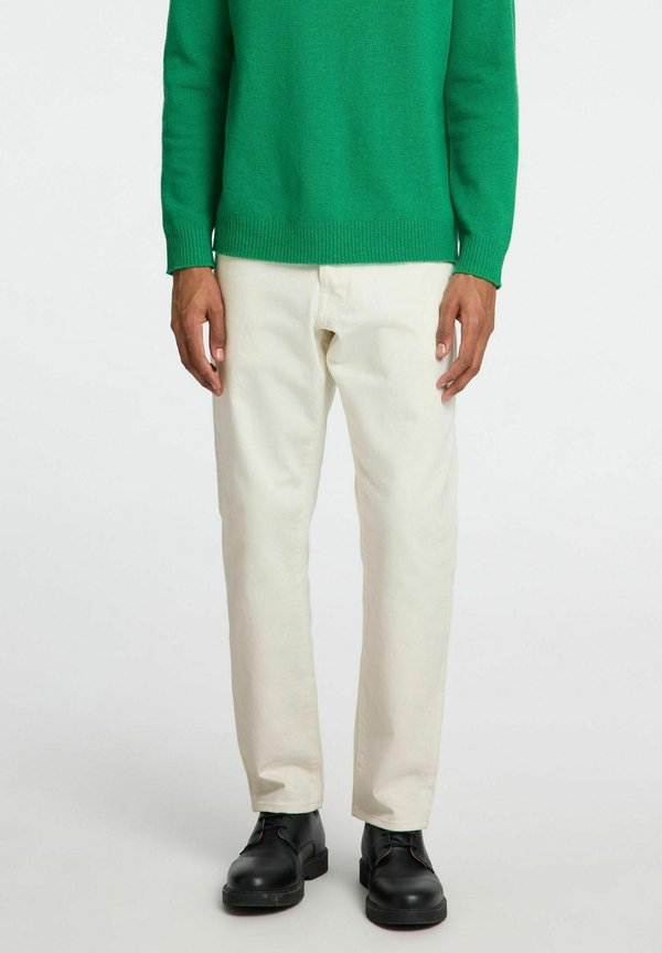 REGULAR - Straight leg jeans - egret