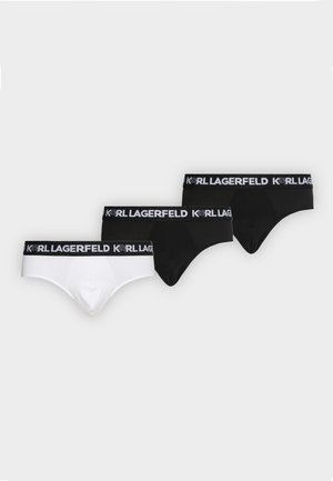 IKONIK BRIEF 3 PACK - Braguitas - black/white
