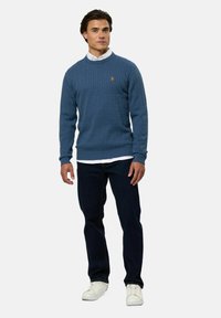 U.S. Polo Assn. MADS - Svetr - vintage indigo mélange
