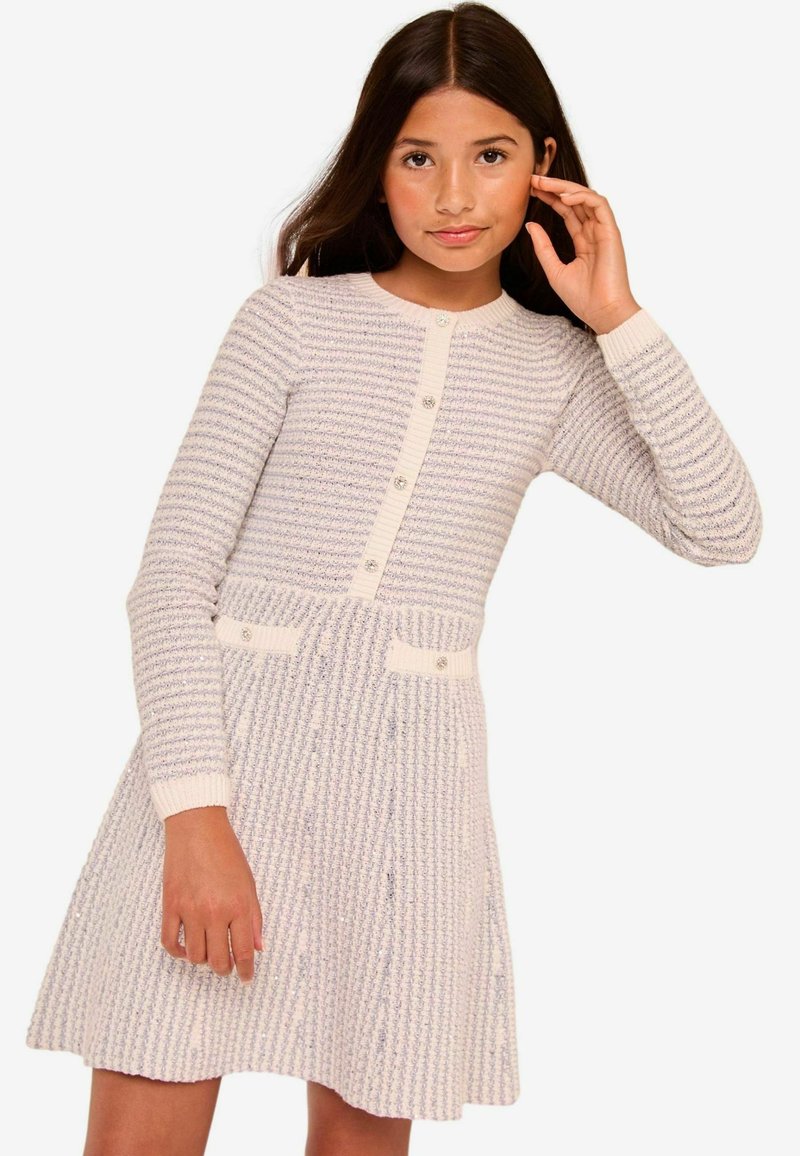 Lipsy REGULAR FIT - BOUCLE SEQUIN  - Pulóverruha - blue
