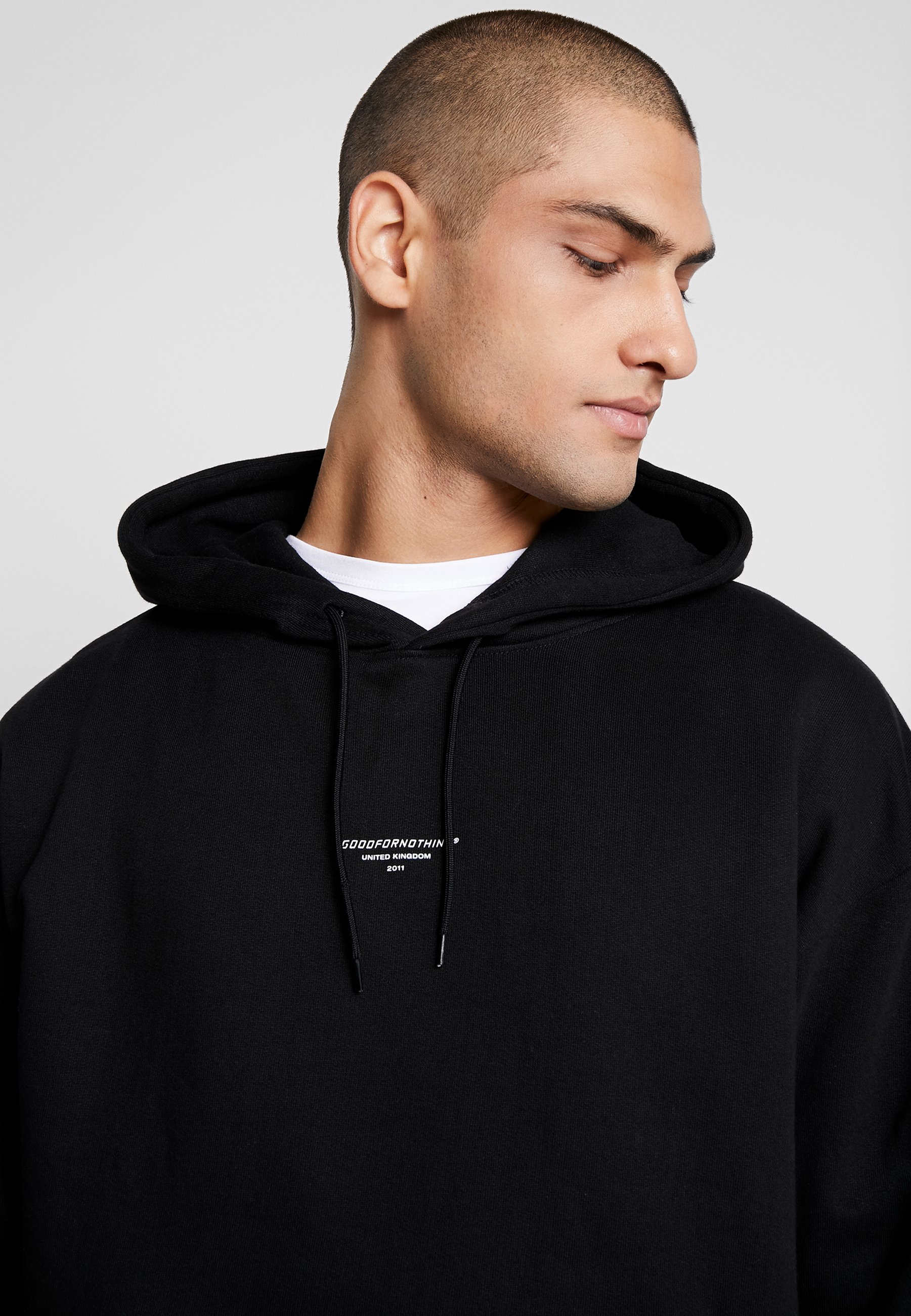 Good For Nothing ESSENTIAL HOODIE Hoodie blacksvart Good For Nothing ESSENTIAL HOODIE - Hoodie - black