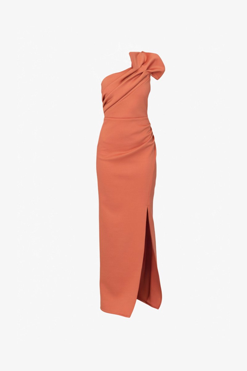Shoulder Robe Reference WAL G. ONE SHOULDER - Robe de cocktail - dusty rose pink/rose - ZALANDO.CH