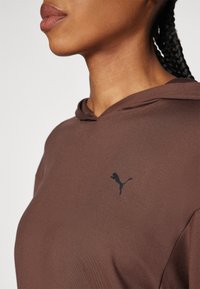 Puma STUDIO FOUNDATIONS HOODY - Hosszú ujjú felső - espresso brown