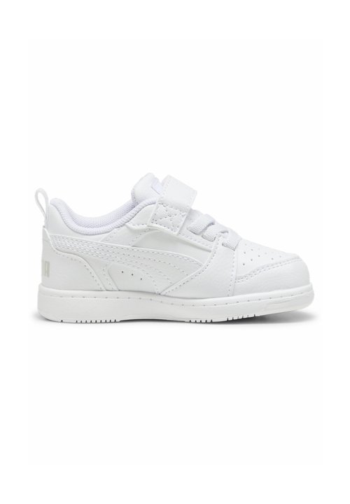 PUMA REBOUND V6 LO - Baby shoes - white-cool light gray — photo 6