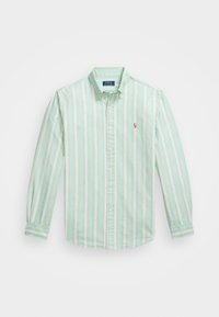 CUSTOM FIT STRIPED OXFORD SHIRT - Pluus - green/white