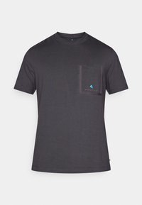 ROOT POCKET TEE - T-shirt med print - raven