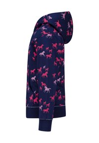 Salt and Pepper AOP GLITTER HORSE - Hoodie - true navy