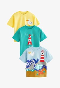 Niet geselecteerd, blue yellow seaside