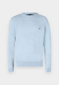 Unselected, breezy blue/ivory petal 