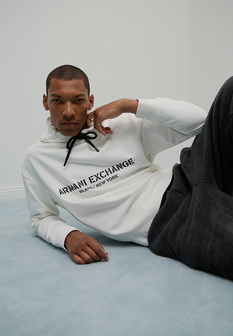Armani Exchange Hoodie wit