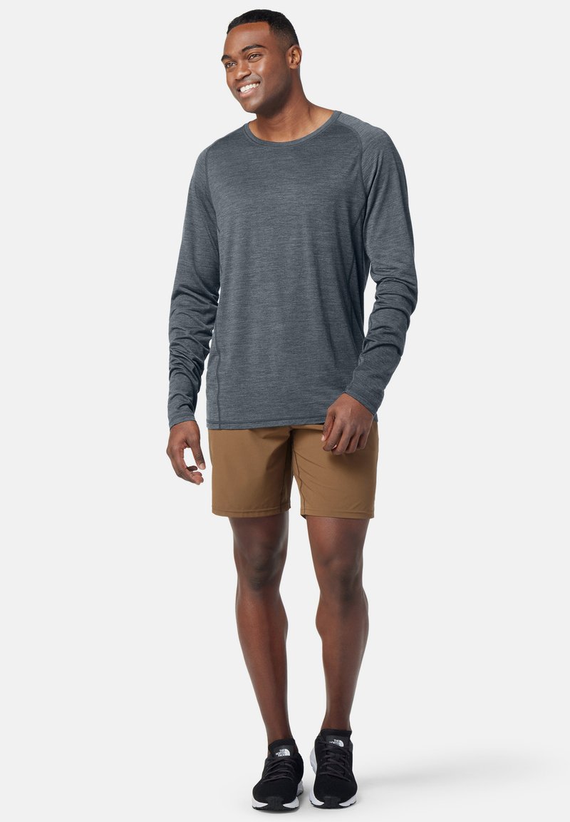 Smartwool - ACTIVE ULTRALITE LONG SLEEVE - Pitkähihainen paita - charcoal heather, Suurenna