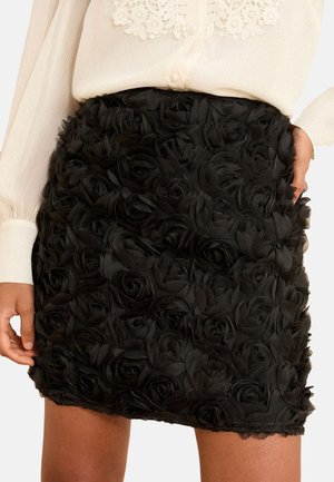 Love & Roses Minisukňa - d rose black