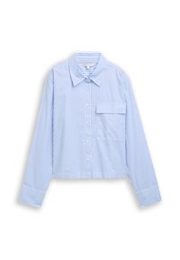 BOXY WITH DETAILS - Hemdbluse - blue/white strripe