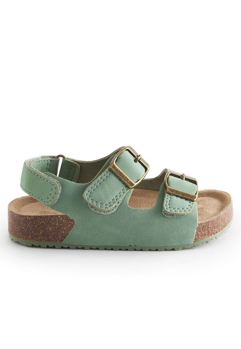 Next CUSHIONED DOUBLE BUCKLE TOUCH FASTENING STANDARD - Lära-gå-skor - sage green
