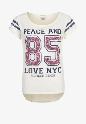 Hilfiger Denim, T-shirt imprimé - off-white