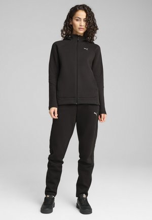 Mikina na zip - black
