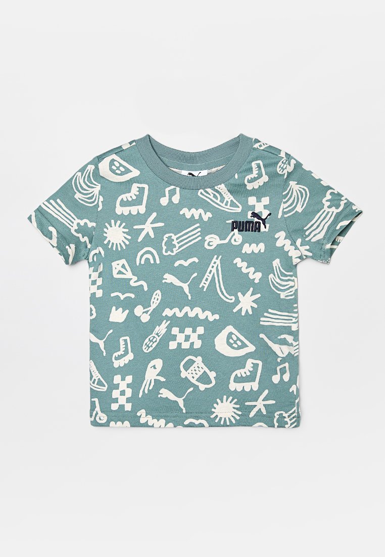 Puma T-shirt print groen