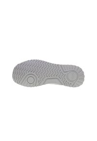Talpa de pantofii sport alba cu un model texturat si ondulat. Prezinta accente circulare si detalii de brand. Fabricata din material de cauciuc pentru aderenta.
