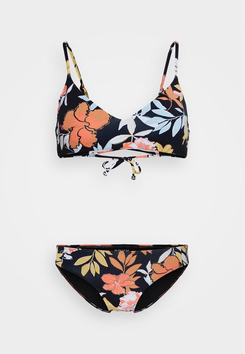 Roxy ATHLETIC HIPSTER  - Biquíni - anthracite/island vibes