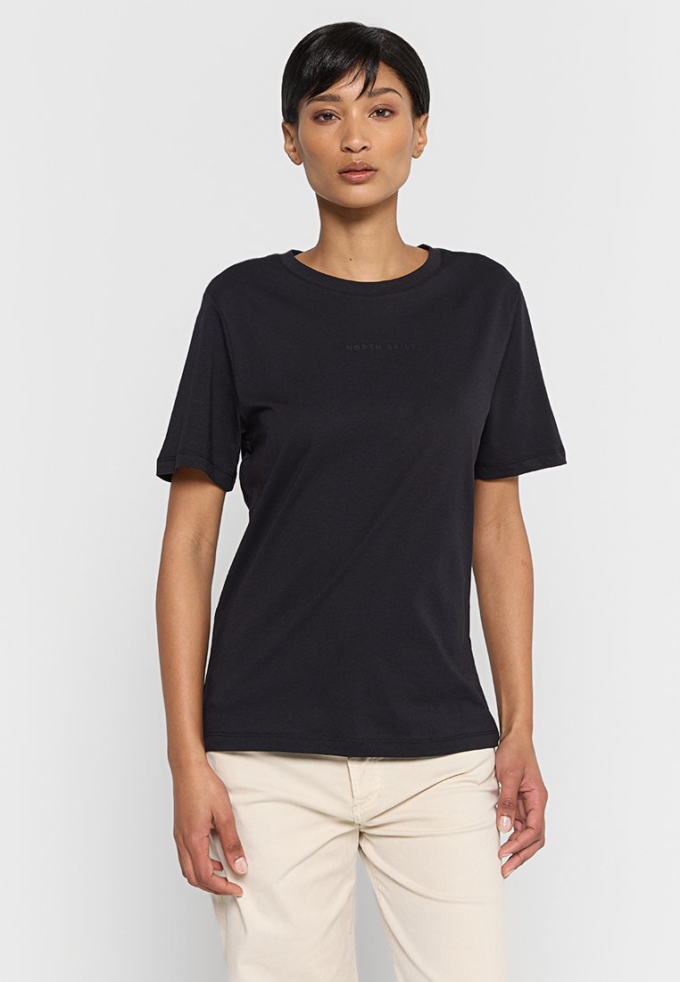 North Sails T-shirt basic zwart North Sails T-shirt basic zwart